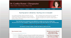 Desktop Screenshot of drcynthiahorner.com